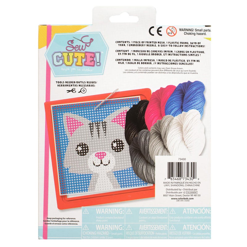 ColorBok 73430 Sew Cute Needlepoint Lola Cat - Image 2
